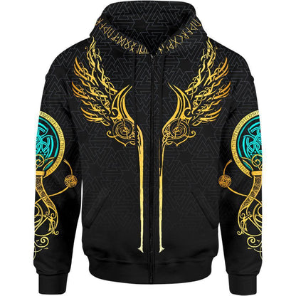 Zip-Hoodie S Valkyries of Valhalla Zip Hoodie - Gold Edition VALKY_ZIP-HOODIE-2.0_SM