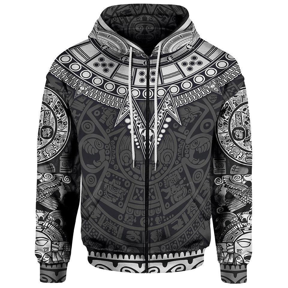 Zip-Hoodie S / White The Eagle Warrior Zip Hoodie EAGLE_WARRIOR_WHITE_ZIP-HOODIE-2.0_SM