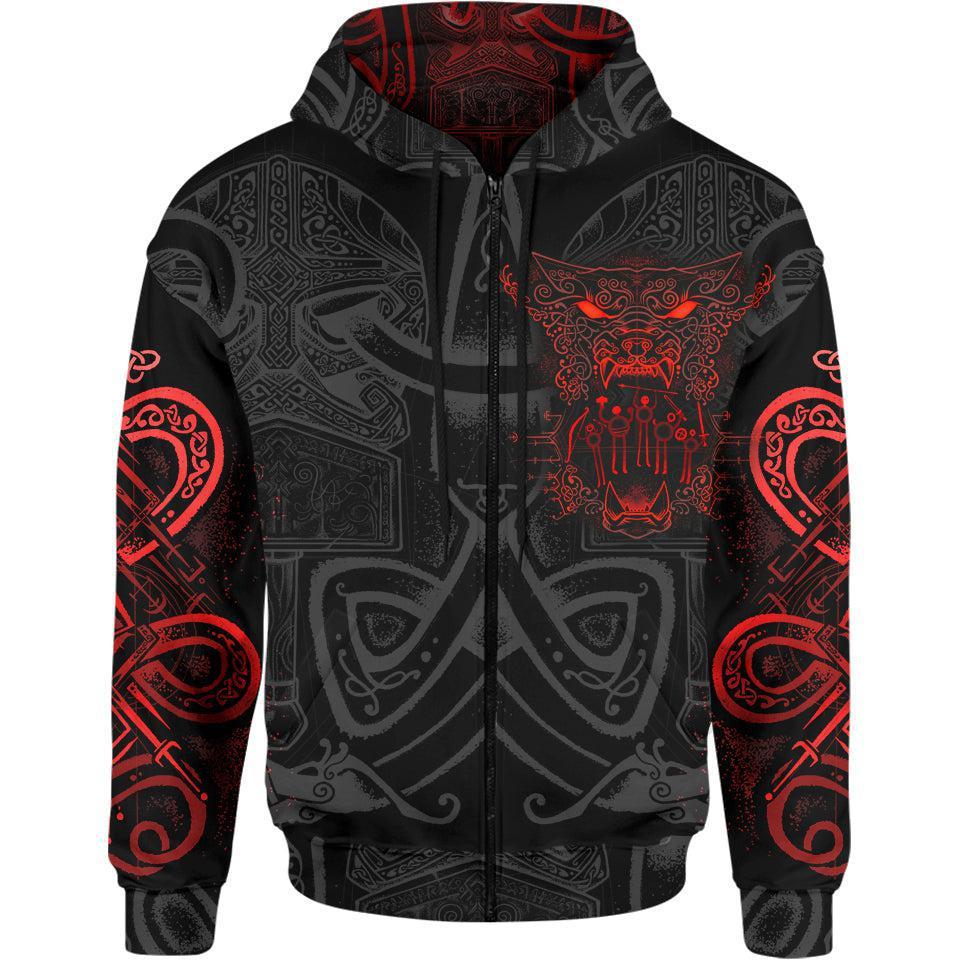 Zip-Hoodie S Wolf of Ragnarök Zip Hoodie RAGWOLF_ZIP-HOODIE-2.0_SM