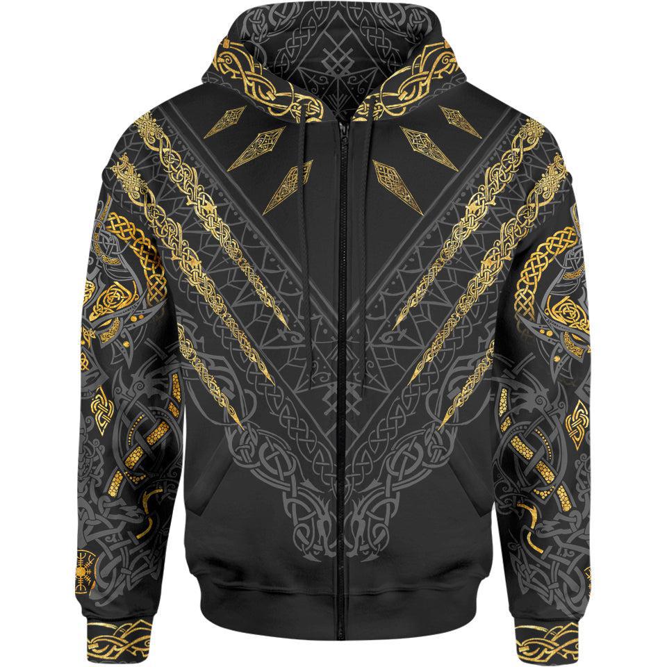 Fenrir's Wrath Zip Hoodie – Lunafide