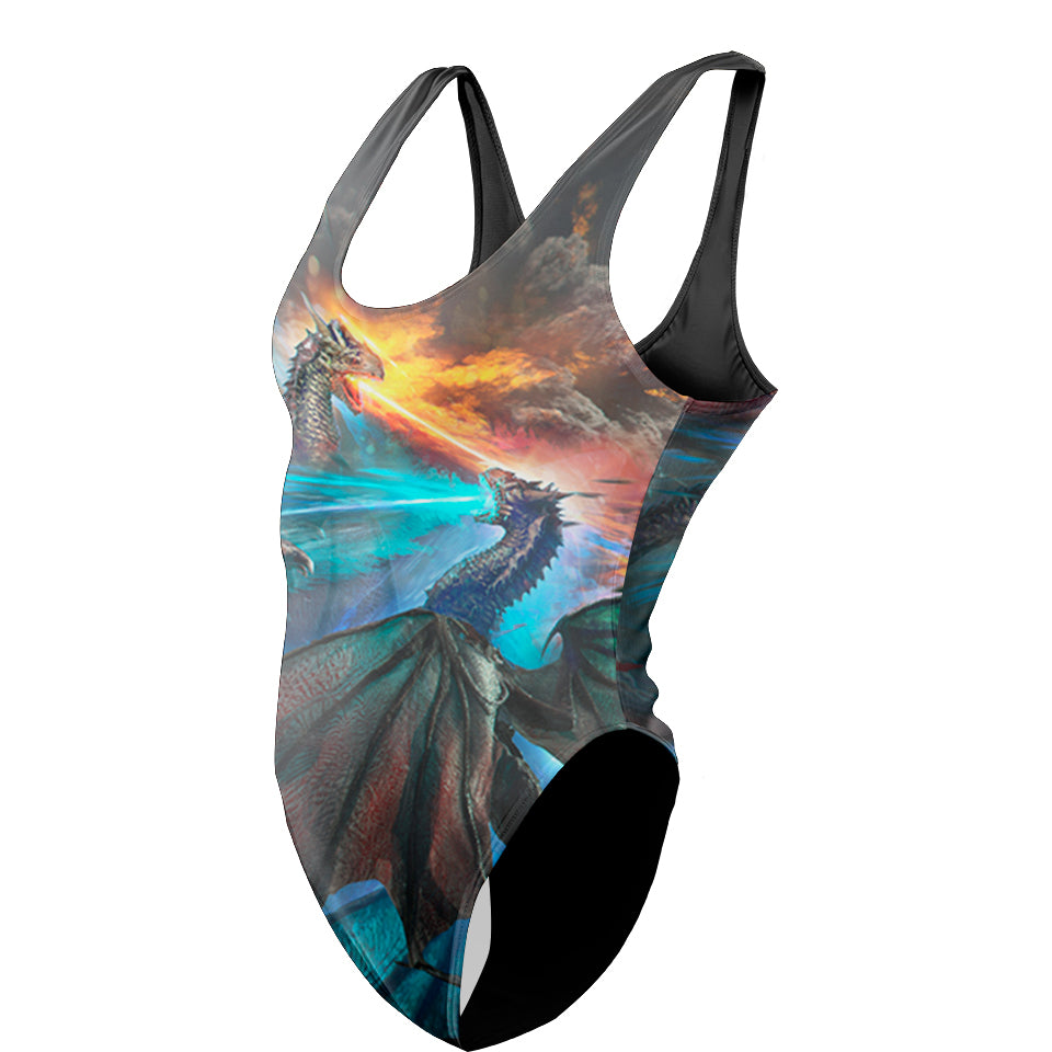 Fire and Ice Dragons Swimsuit