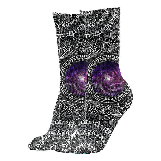 Galaxy Mandala Socks