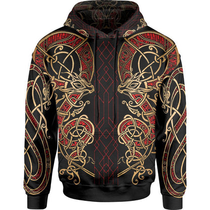 Loki Pullover Hoodie - Fire Edition