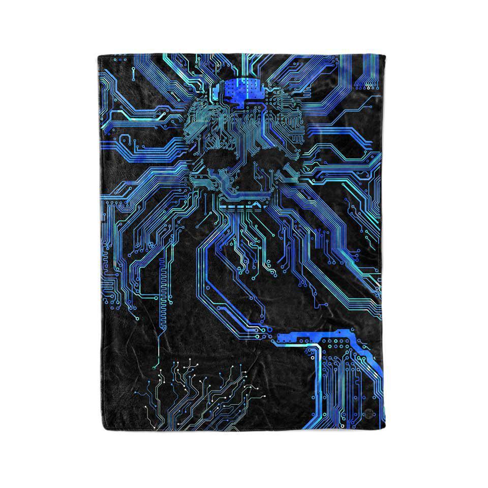 Blanket 50x60 / MicroFleece Cyber Blanket CRYPTO_BLANKET-50x60
