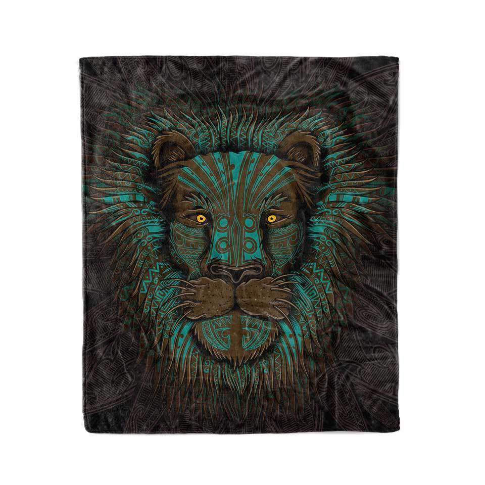 Blanket 50x60 / MicroFleece Lion Warrior Blanket LION-WARRIOR_BLANKET-50x60