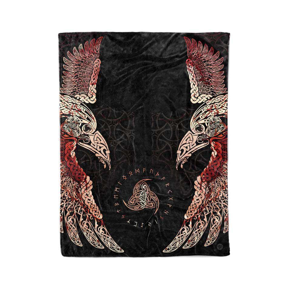 Blanket 50x60 / MicroFleece / Original Muninn Bloody Blanket-Limited MUNINN-BLOODY_BLANKET-50x60