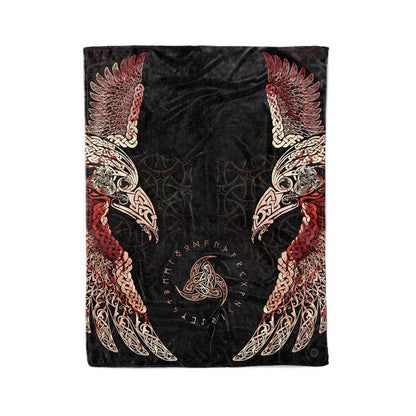 Blanket 50x60 / MicroFleece / Original Muninn Bloody Blanket-Limited MUNINN-BLOODY_BLANKET-50x60
