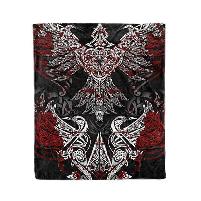 Blanket 60x80 / Premium Sherpa Huginn Blanket - Limited HUGGIN-BLOODY_BLANKE_60x80-SHERPA