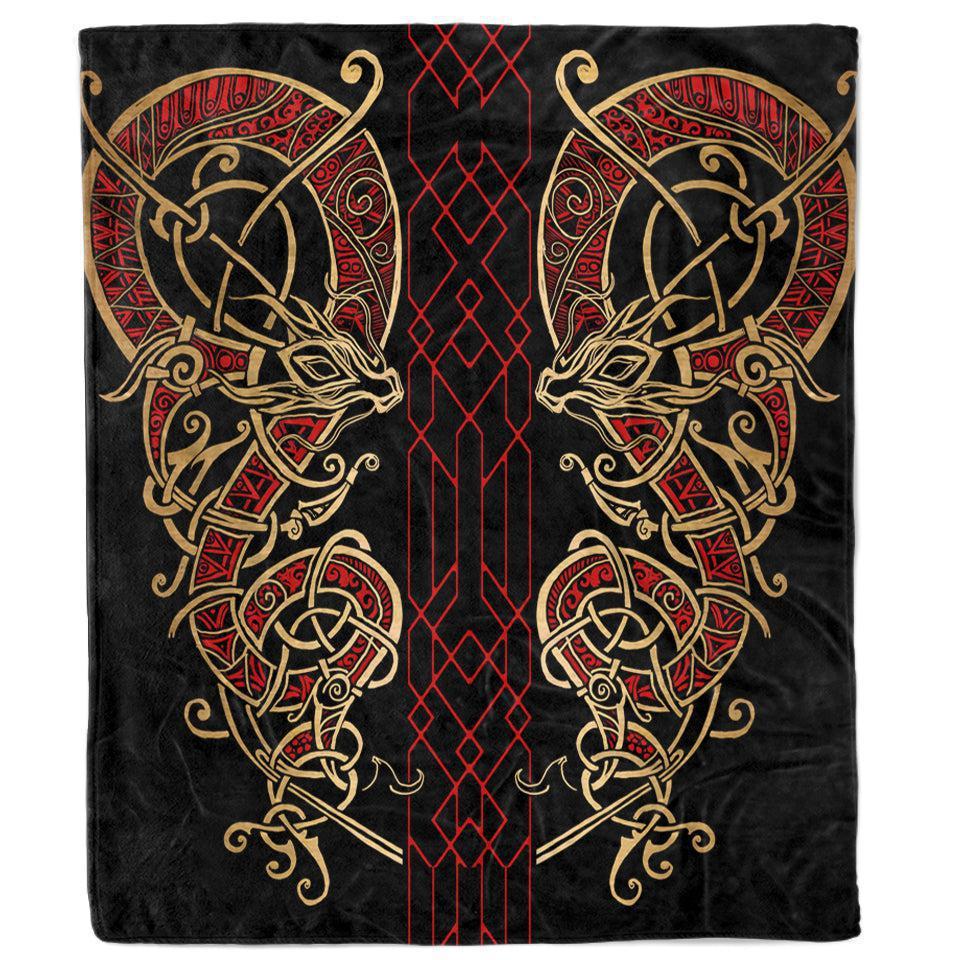Blanket 60x80 / Sherpa Loki Blanket - Fire Edition LOKI3_BLANKET-60x80-SHERPA