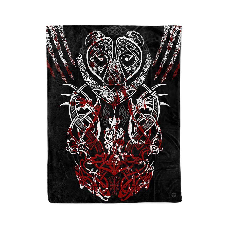 Blanket Adult-60x80 / Premium Sherpa Berserker Blanket-Limited BERSERKER-BLOOD_BLANKET_60x80-SHERPA