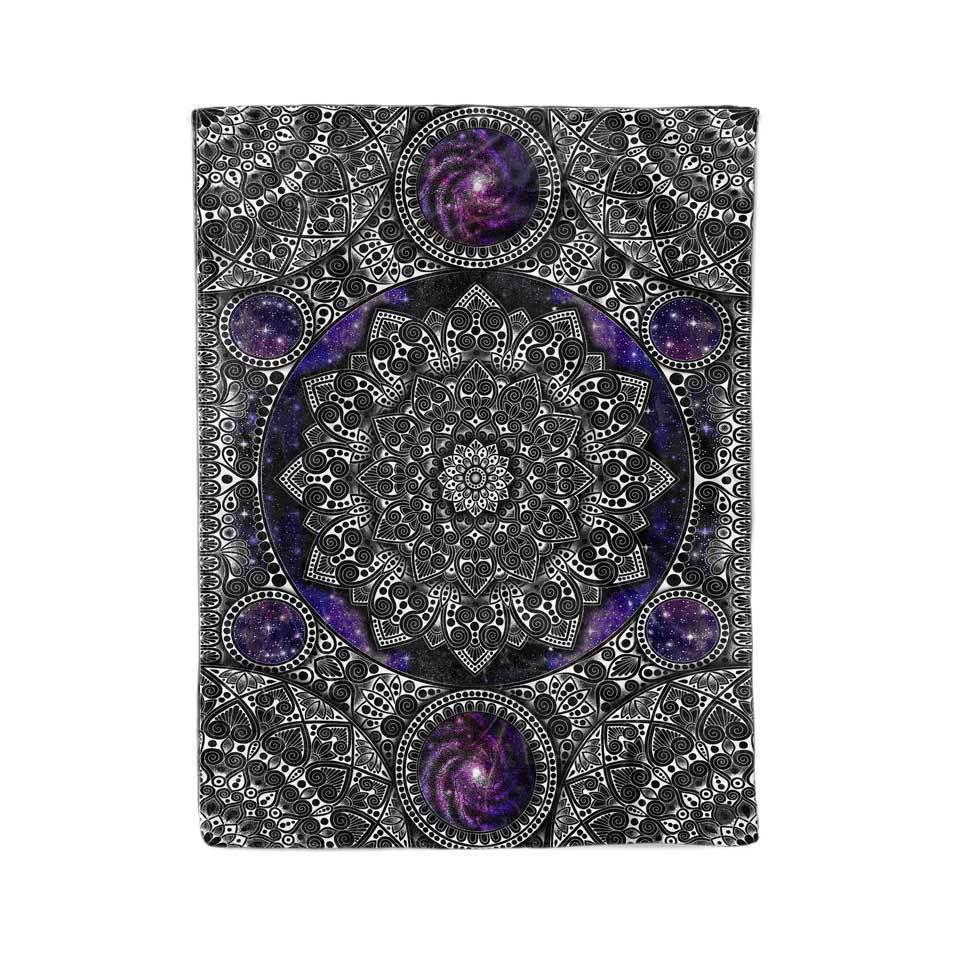 Blanket Adult-60x80 / Premium Sherpa / Nebula Galaxy Mandala Blanket GALAXY_BLANKET_60x80-SHERPA