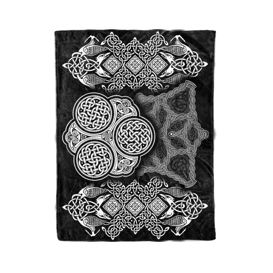 Blanket Adult-60x80 / Premium Sherpa Three Knots Blanket CELTIC-KNOT_BLANKET_60x80-SHERPA