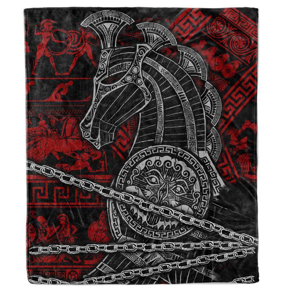 Blanket Adult-60x80 / Premium Sherpa Trojan Blanket ILIAD_BLANKET_60x80-SHERPA