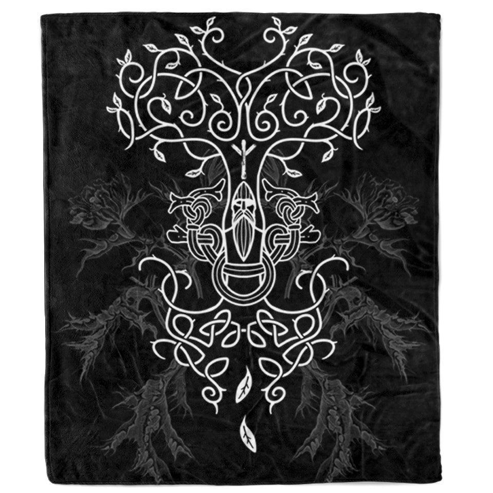 Blanket Adult-60x80 / Premium Sherpa Wisdom of Odin Blanket VIKING-RUNES_BLANKET_60x80-SHERPA