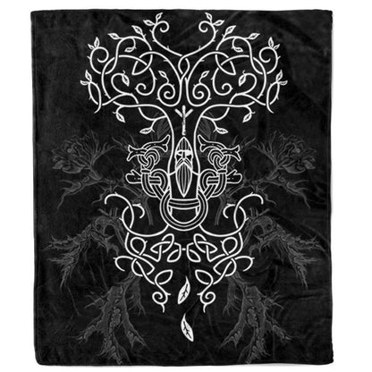 Blanket Adult-60x80 / Premium Sherpa Wisdom of Odin Blanket VIKING-RUNES_BLANKET_60x80-SHERPA