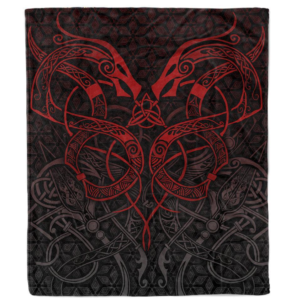 Blanket Adult-60x80 / Premium Sherpa World Serpent Blanket - Limited SERPENT-RED_BLANKET_60x80-SHERPA