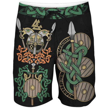 Boardshorts SM / 18 Inch All Father's Beard Boardshorts BEARD_BOARDSHORTS-18_SM