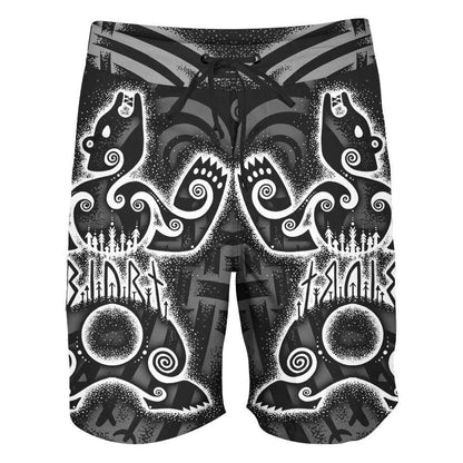 Boardshorts SM / 18 Inch Norse Beasts Boardshorts VIKING-ANIMALS_BOARDSHORTS-18_SM