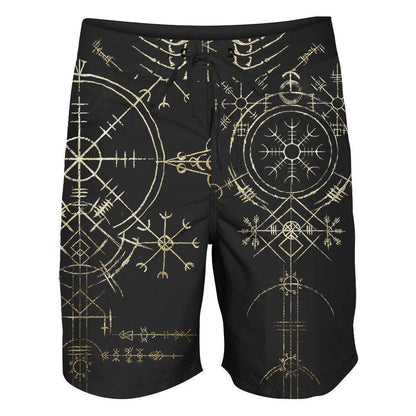 Boardshorts SM / 18 Inch The Stave Boardshorts - Gold STAVE-GOLD_BOARDSHORTS-18_SM