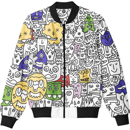 Bomber Jacket S / Pop Pretty Done's Doodle Bomber Jacket 261-BJKT_SM_DONE-DOODLE-CL