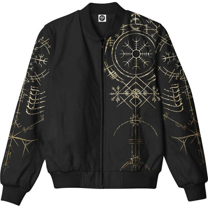 Bomber Jacket S The Stave Bomber Jacket - Gold 261-BJKT_SM_STAVE-GOLD