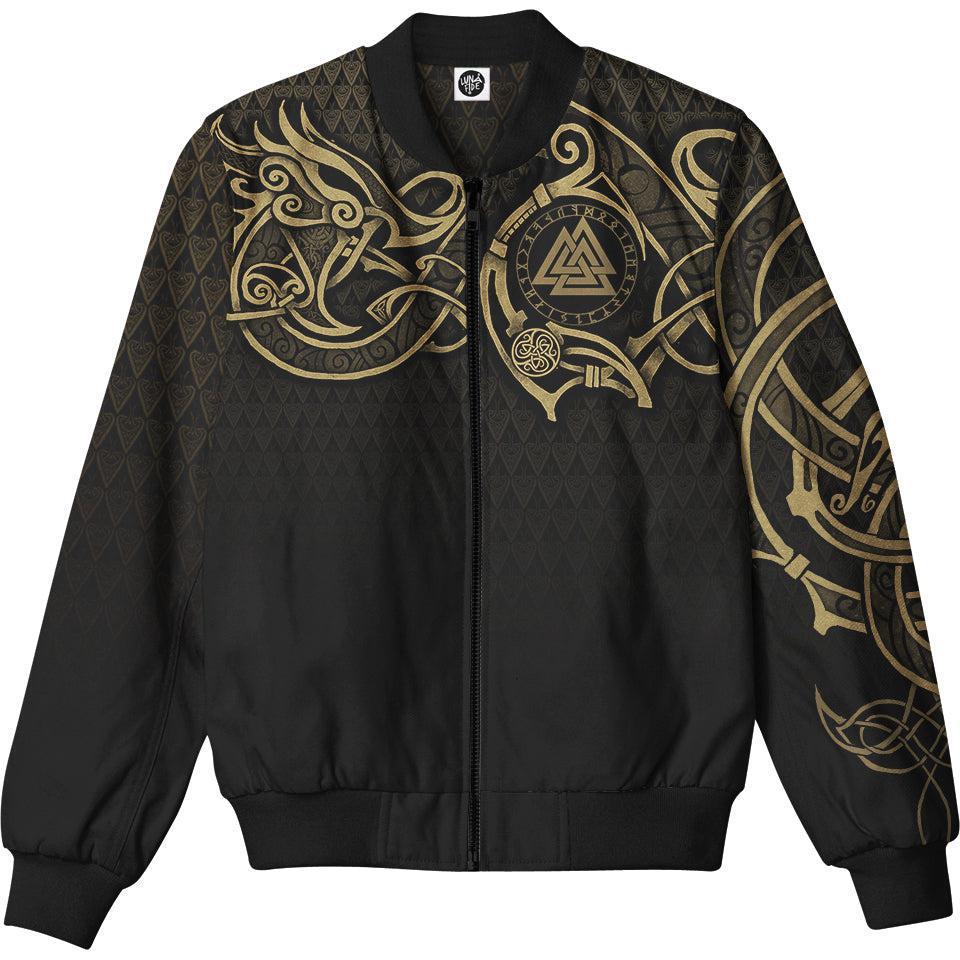 Bomber Jacket S Valknut Bomber Jacket 261-BJKT_SM_VALKNUT