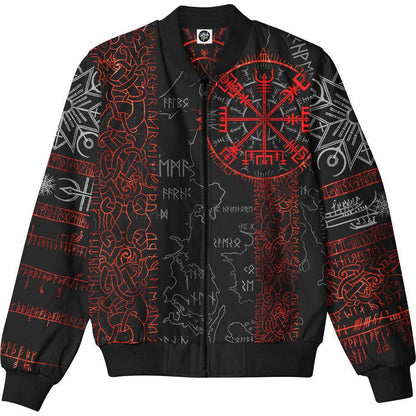 Bomber Jacket SM Vegvisir Bomber Jacket - Ember Edition 261-BJKT_SM_VEGVISIR3