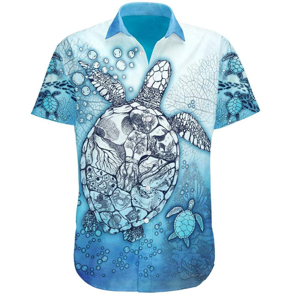 Button Up Shirt Ocean Life Button Up Shirt