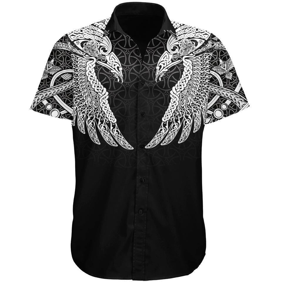 Button Up Shirt S / Original Muninn Button Up Shirt MUNNIN-WHITE_SS-BUTTON-UP-V2_SM