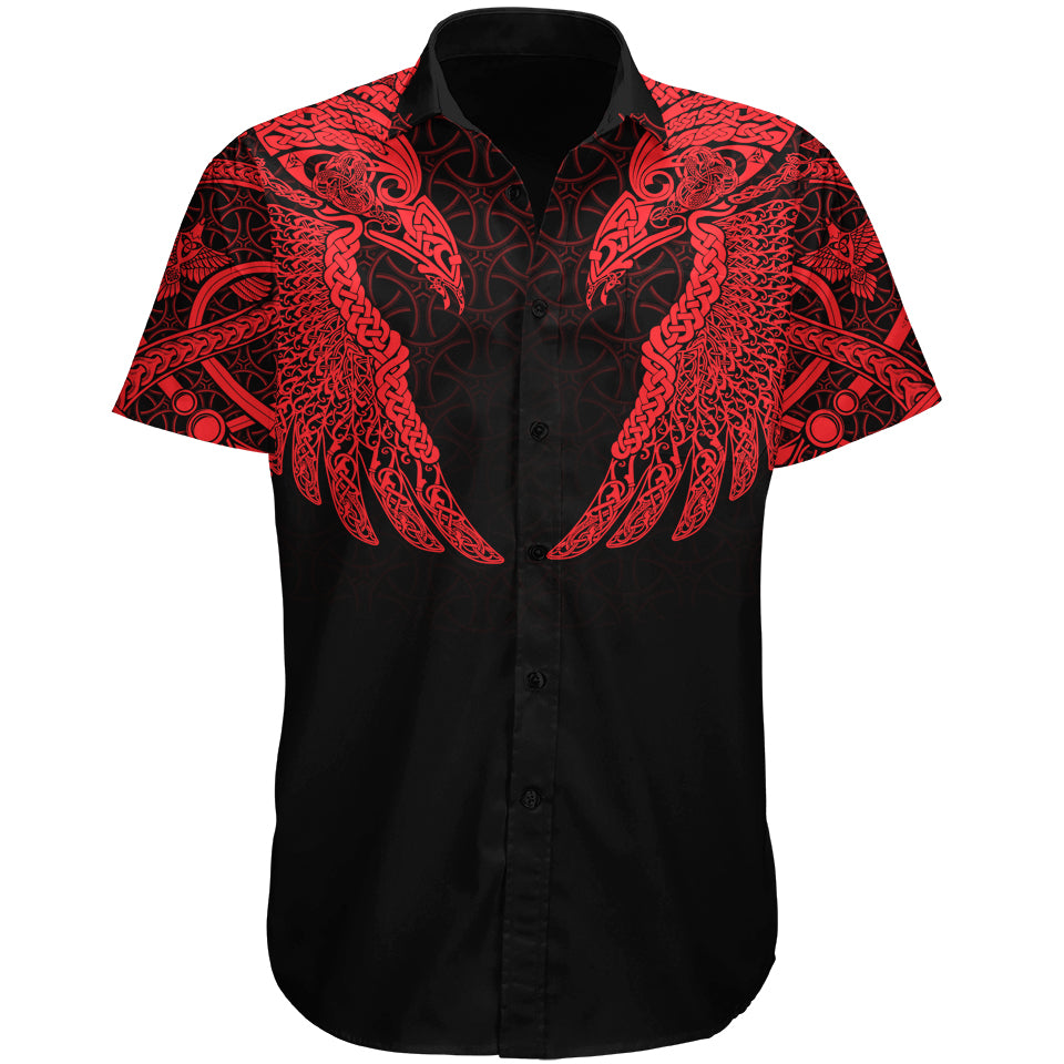 Button Up Shirt S / Red Muninn Button Up Shirt MUNNIN-RED_SS-BUTTON-UP-V2_SM