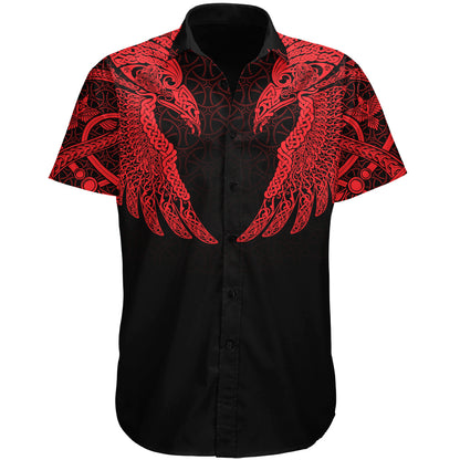 Button Up Shirt S / Red Muninn Button Up Shirt MUNNIN-RED_SS-BUTTON-UP-V2_SM
