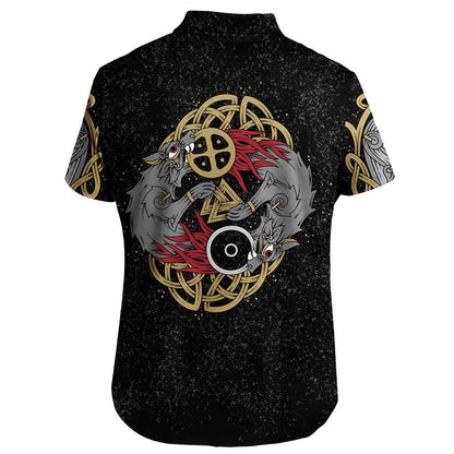 Button Up Shirt Skoll & Hati Button Up Shirt