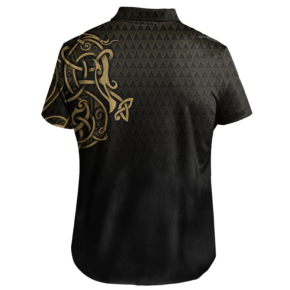 Button Up Shirt Valknut Button Up Shirt