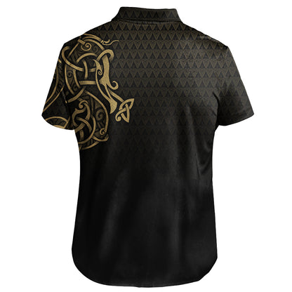 Button Up Shirt Valknut Button Up Shirt