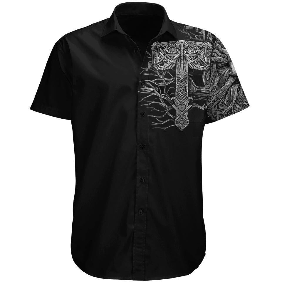 Button Up Shirt XS Dark Throne Button Up Shirt THRONE_SS-BUTTON-UP-V2_XS
