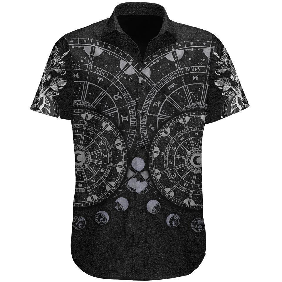 Button Up Shirt XS Moon Magic Button Up Shirt MOON_SS-BUTTON-UP-V2_XS