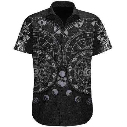 Button Up Shirt XS Moon Magic Button Up Shirt MOON_SS-BUTTON-UP-V2_XS