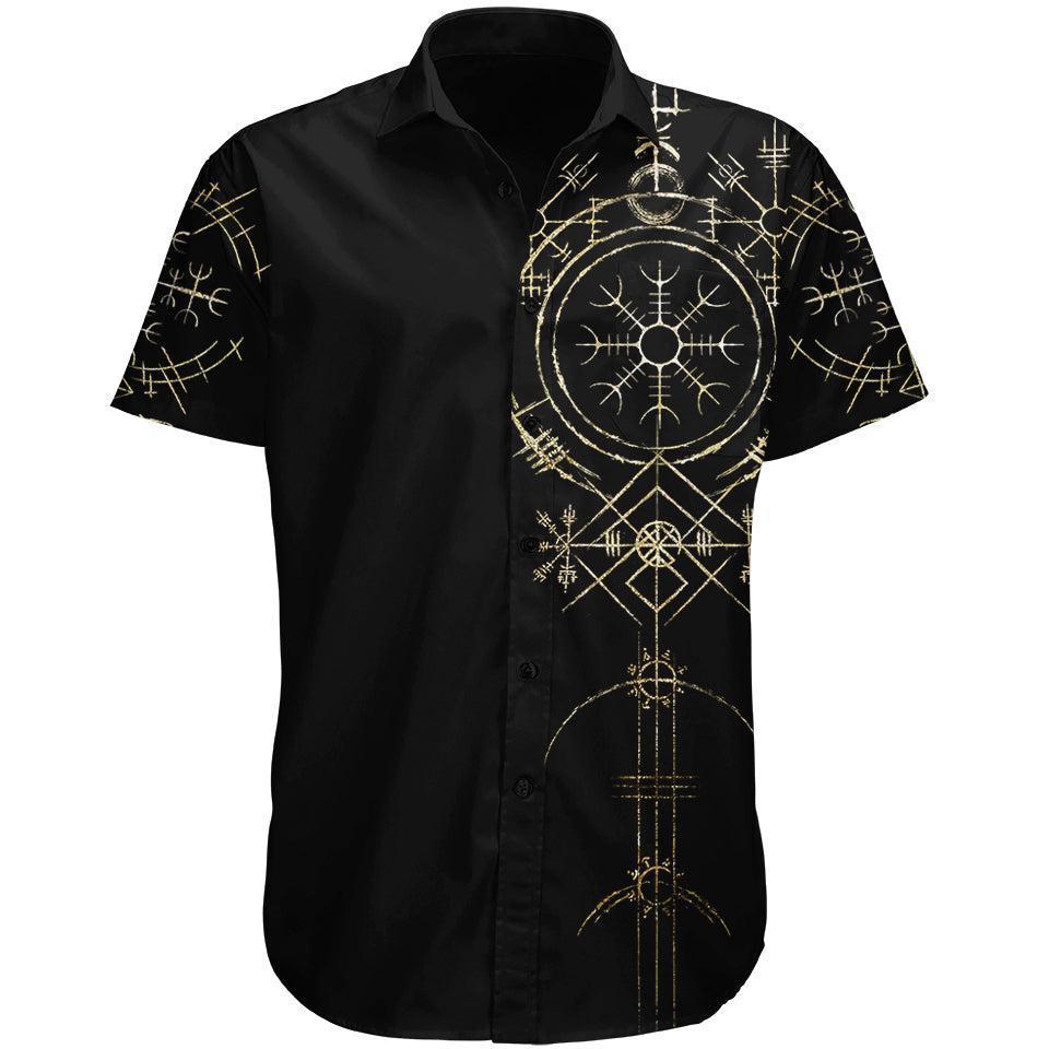 Button Up Shirt XS The Stave Button Up Shirt - Gold STAVE-GOLD_SS-BUTTON-UP-V2_XS