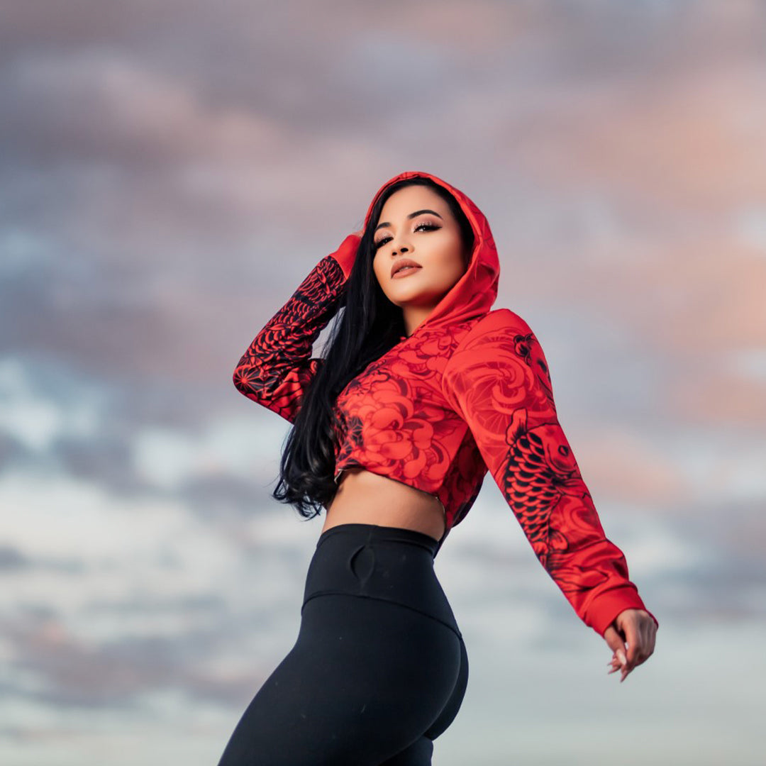 Crop Hoodie Ryu Crop Hoodie - Limited