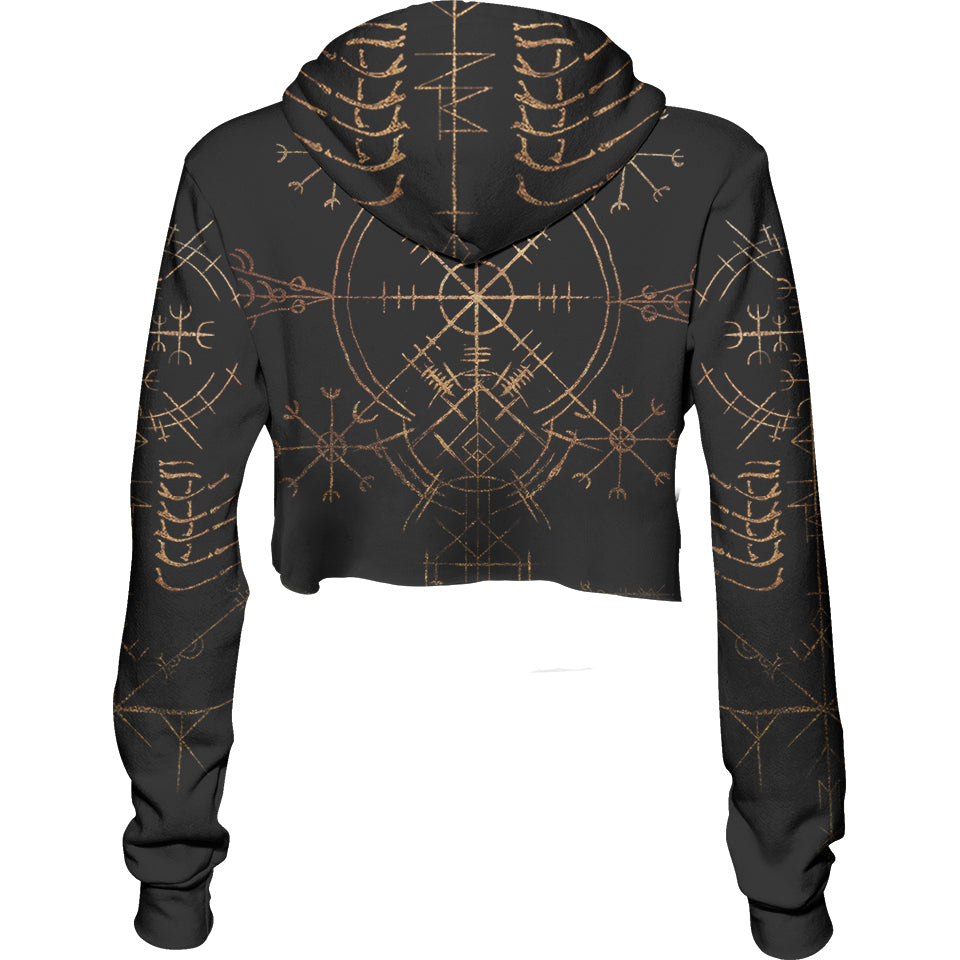 Crop Hoodie The Stave Crop Hoodie