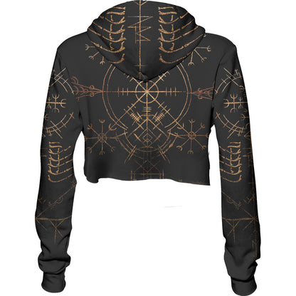Crop Hoodie The Stave Crop Hoodie