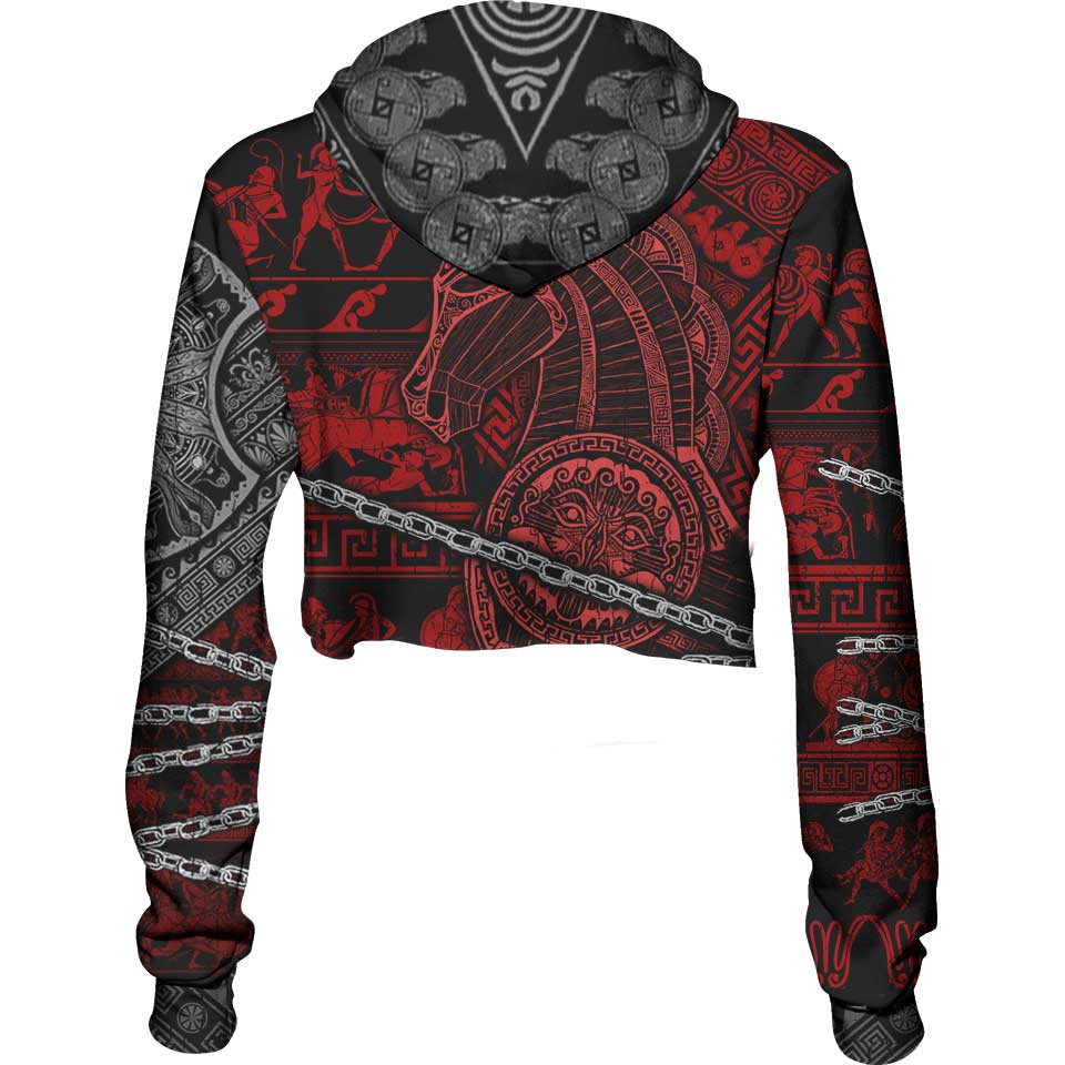 Crop Hoodie Trojan Crop Hoodie