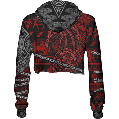Crop Hoodie Trojan Crop Hoodie