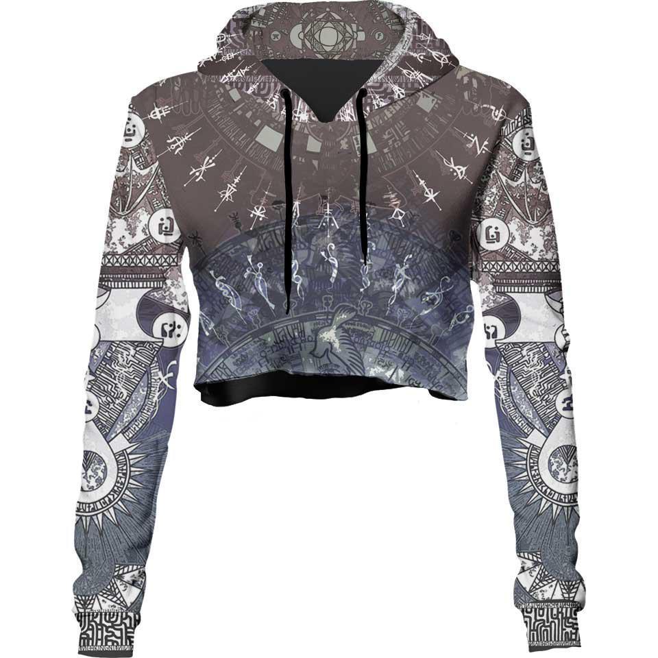 Crop Hoodie XS / Dark Alchemy Crop Hoodie ALCHEMY-DARK_222A_XS