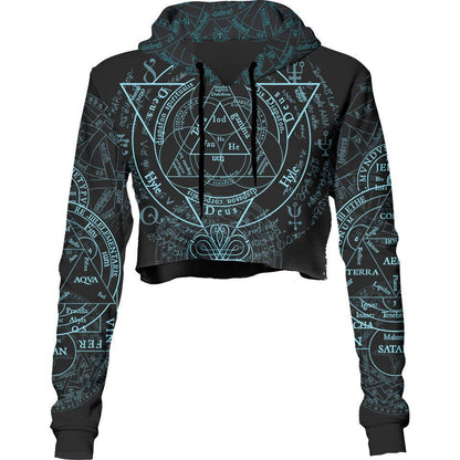 Crop Hoodie XS Harmony Crop Hoodie HARMONY_222A_XS
