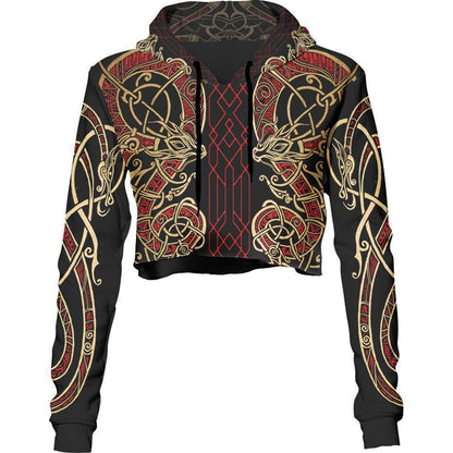 Crop Hoodie XS Loki Crop Hoodie - Fire Edition LOKI3_222A_XS