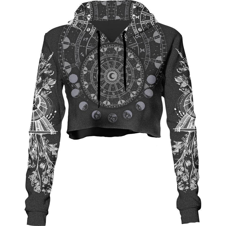 Crop Hoodie XS Moon Magic Crop Hoodie MOON_222A_XS