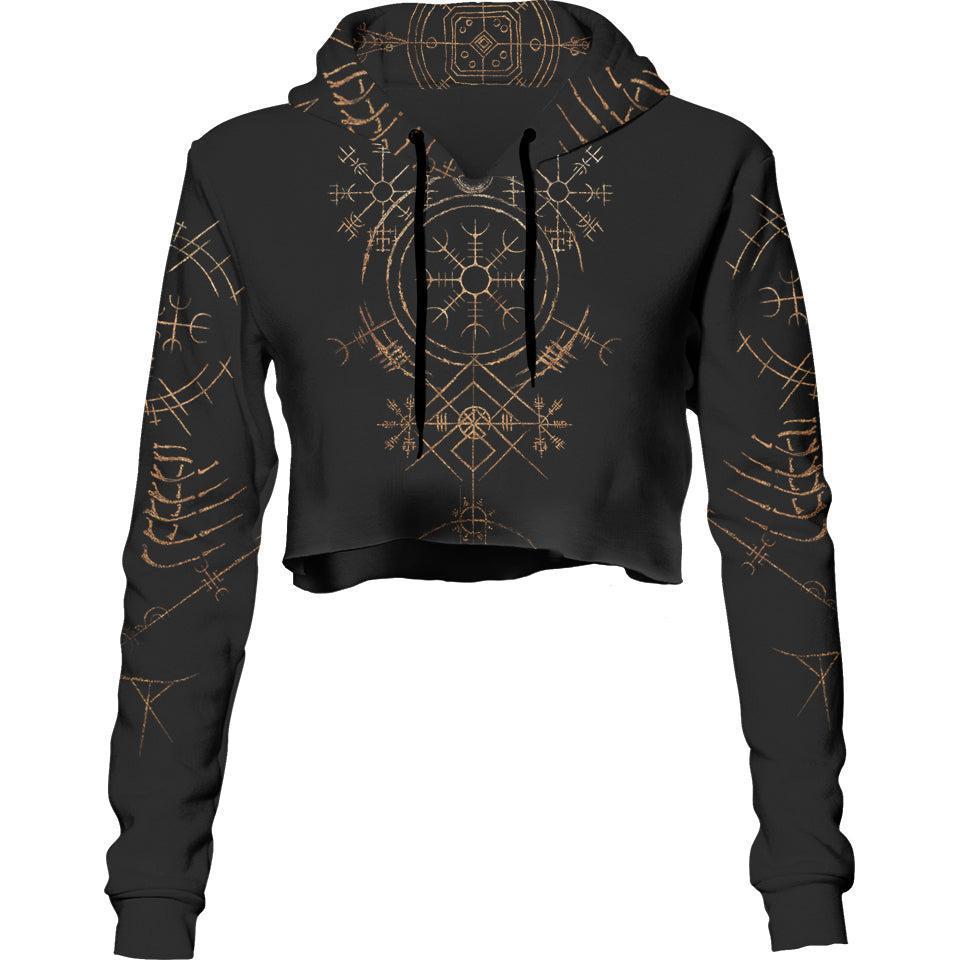 Crop Hoodie XS The Stave Crop Hoodie STAVE_222A_XS