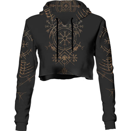 Crop Hoodie XS The Stave Crop Hoodie STAVE_222A_XS