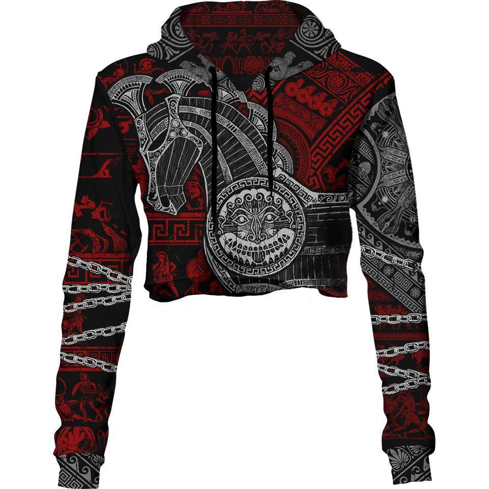 Crop Hoodie XS Trojan Crop Hoodie ILIAD_222A_XS